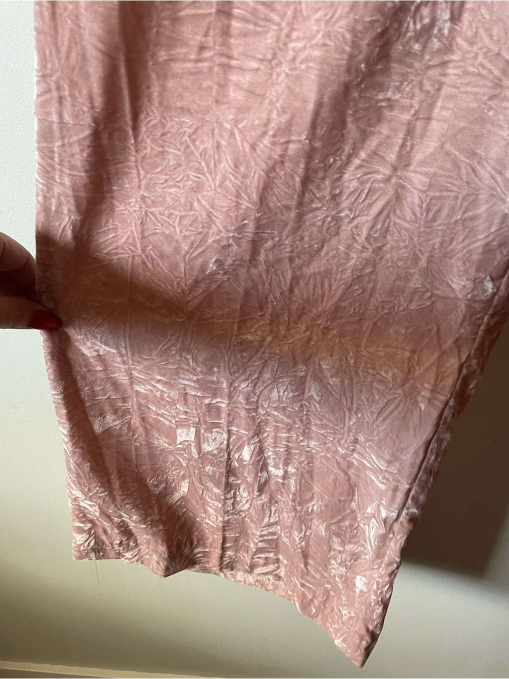 NEW Wilfred Le Fou Verdet Pant Crushed Velvet Roebuck Pink Trouser Wide Leg - Picture 7 of 11